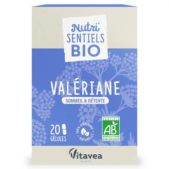 Nutrisanté Nutri'Sentiels Bio Valériane - 20 gélules