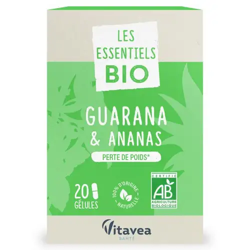 Nutrisante Vitavea Guarana & Ananas Bio 20 Gélules