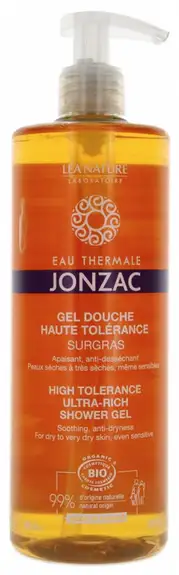 Jonzac Nutritive Gel Douche Haute Tolérance Surgras Bio 500 ml