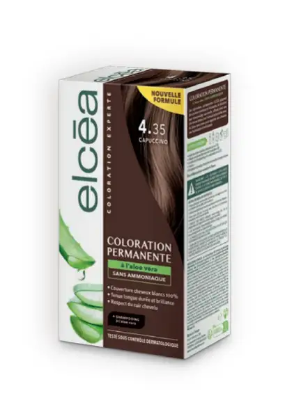 Elcéa Coloration Experte Permanente Capuccino 4.35