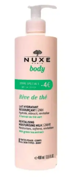 Nuxe body rève de thé lait hydratant 400ml Promo