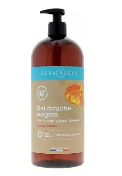 Dermasens Gel Douche Surgras Corps et Cheveux Ambre 1l