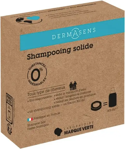 Dermasens Shampooing Solide Tous Types De Cheveux 85g