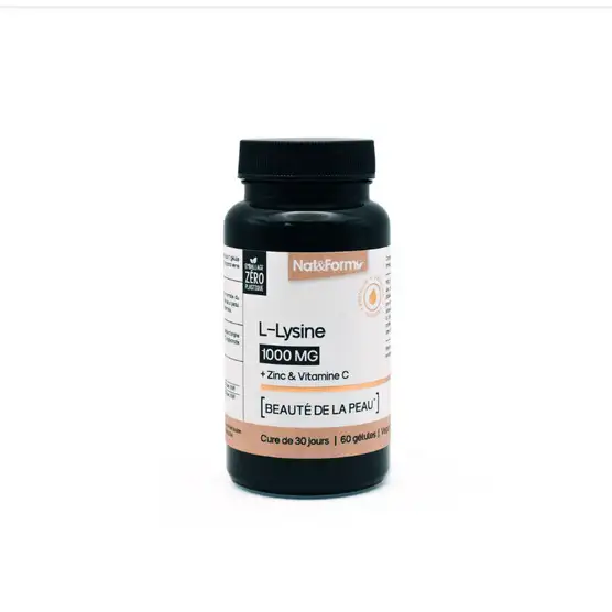 Nat & Form Nutraceutique L-Lysine 60 Gélules