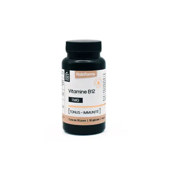 Nat & Form Nutraceutique Vitamine B12 30 Gélules