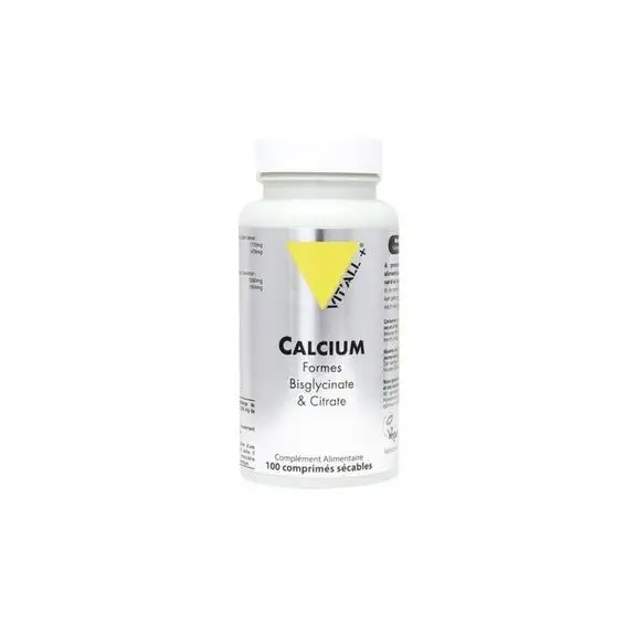 Vitall+ Calcium Formes Bisglycinate & Citrate 100 comps