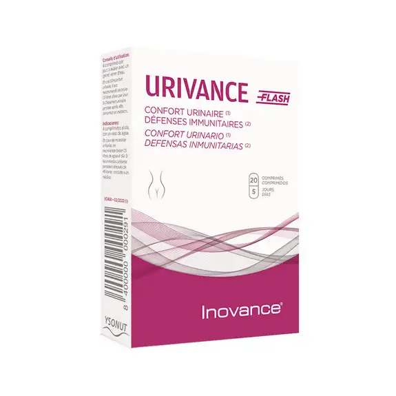 Inovance Urivance flash 20 comprimés Ysonut