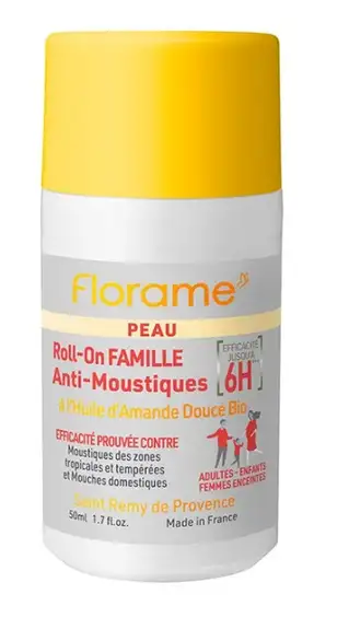 Florame Roll-On Famille Anti-Moustiques - 50 ml