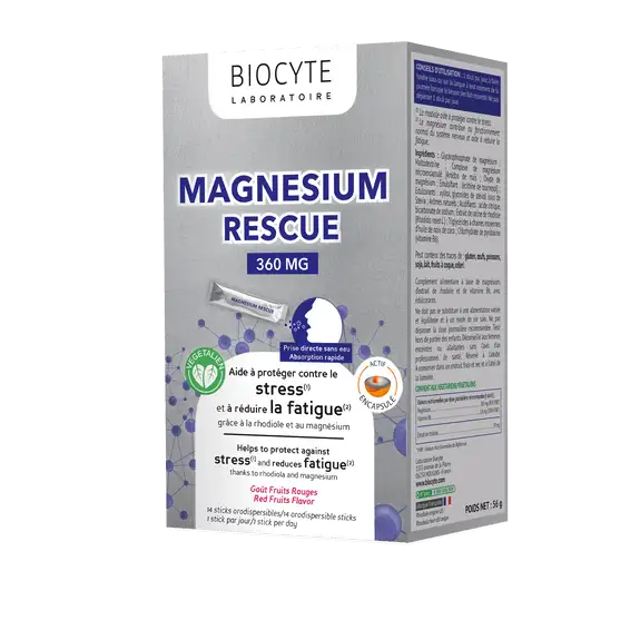 Biocyte Magnésium Rescue 360mg 14 sticks