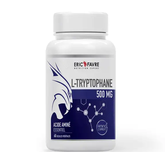 Anti gaspi 01/26 Eric Favre Amino L-Tryptophane 500 mg 60 Gélules