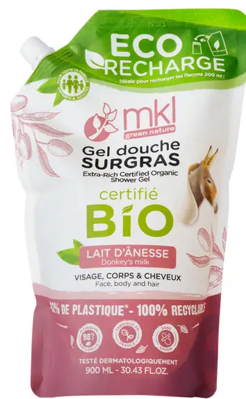 MKL Gel Douche Surgras Lait d'Ânesse Bio 200 ml