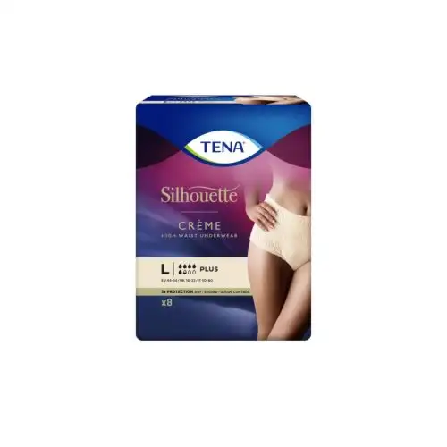 Silhouette Crème L Plus Tena 8 Pezzi